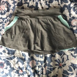 [champion] grey and blue skort